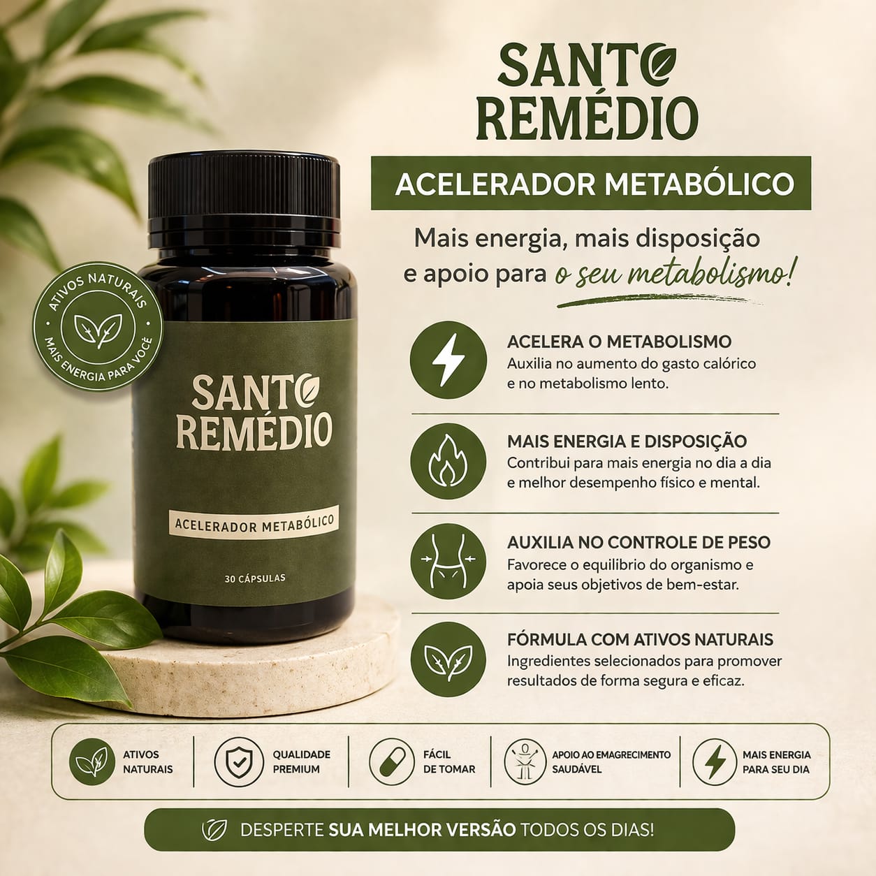 Acelerador Metabólico — Santo Remédio