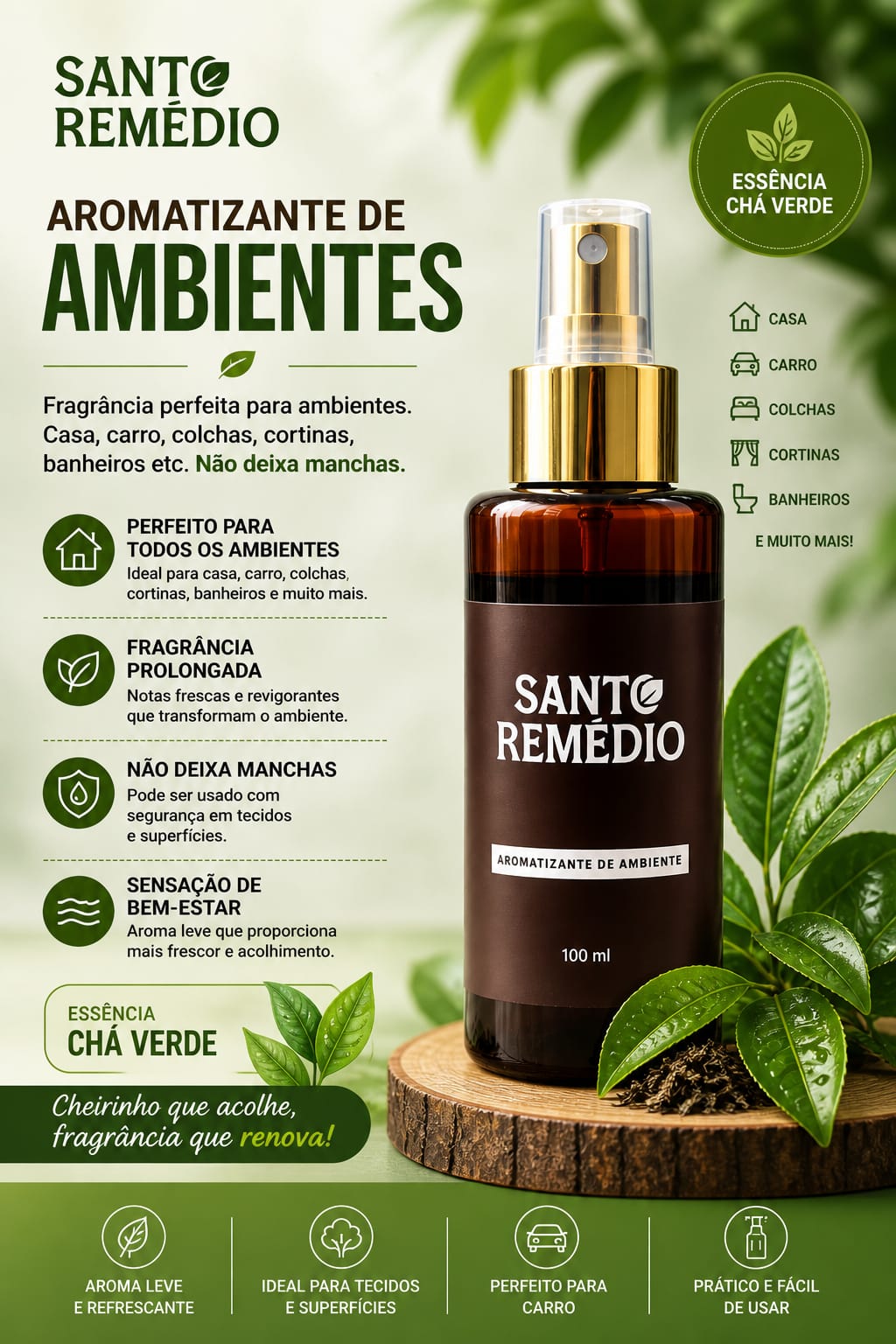 Aromatizante de Ambientes — Santo Remédio