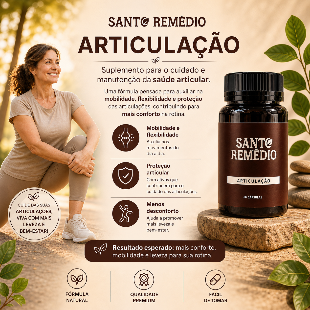 Santo Remédio — Articulação