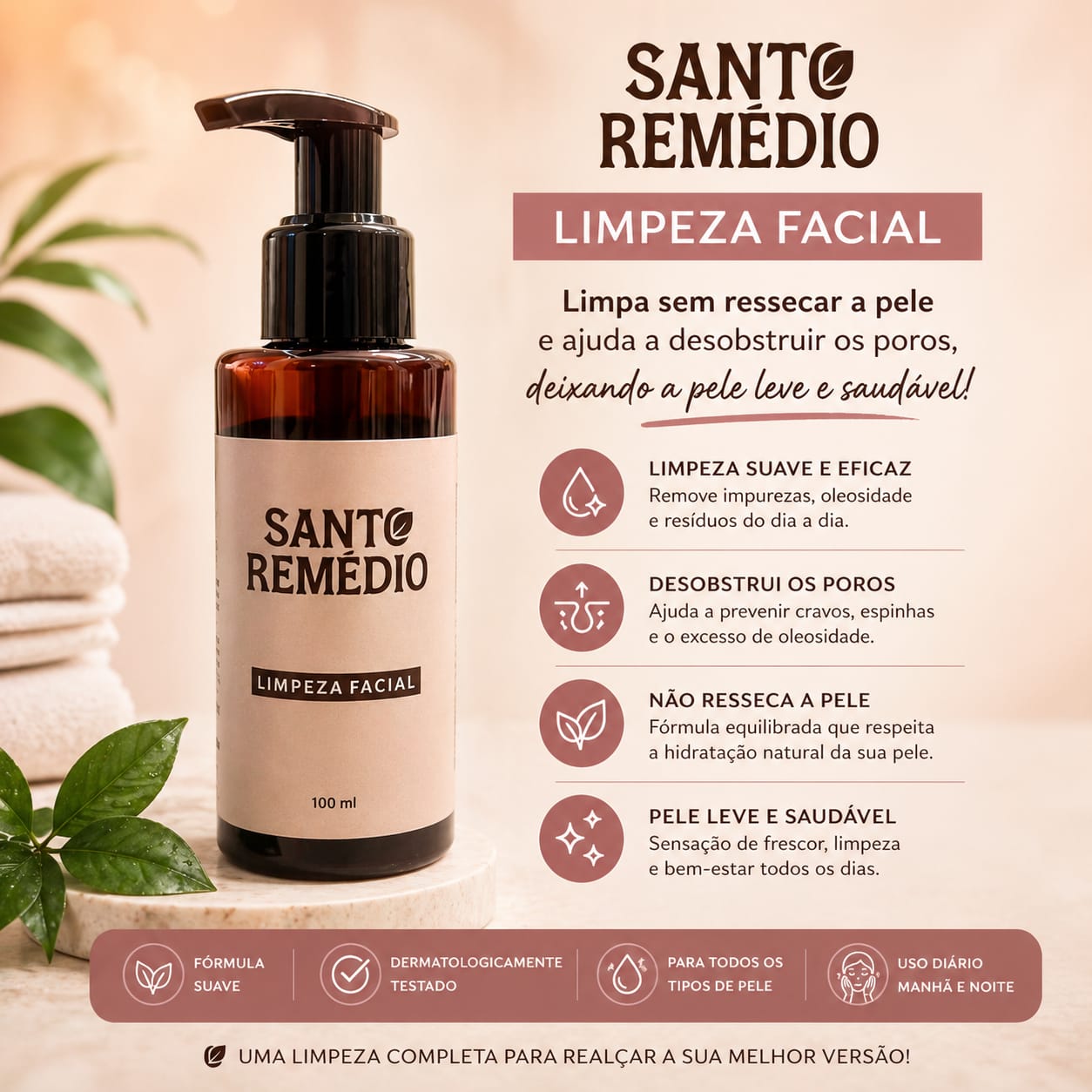 Limpeza Facial — Santo Remédio